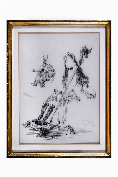 Fabrizio Clerici : Senza titolo.  - Asta Arte Moderna e Contemporanea [Parte II] - Associazione Nazionale - Case d'Asta italiane