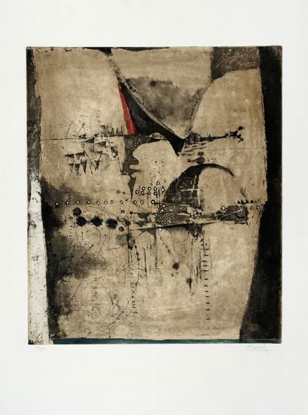 Johnny Friedlaender : Lotto composto di 4 incisioni.  - Asta Arte Moderna e Contemporanea [Parte II] - Associazione Nazionale - Case d'Asta italiane