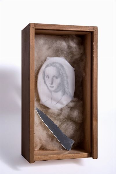 OMAR GALLIANI : Ri-tratto di dama con unicorno.  - Asta Arte Moderna e Contemporanea [Parte II] - Associazione Nazionale - Case d'Asta italiane