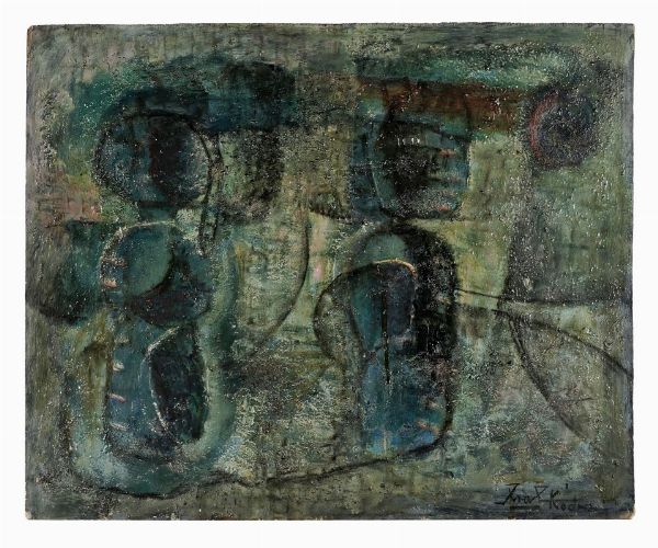 IBRAHIM KODRA : A Cannizzaro.  - Asta Arte Moderna e Contemporanea [Parte II] - Associazione Nazionale - Case d'Asta italiane