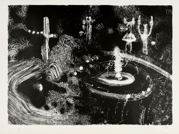 ROBERTO ANTONIO SEBASTIAN MATTA : Versan le vene le fummifere acque.  - Asta Arte Moderna e Contemporanea [Parte II] - Associazione Nazionale - Case d'Asta italiane