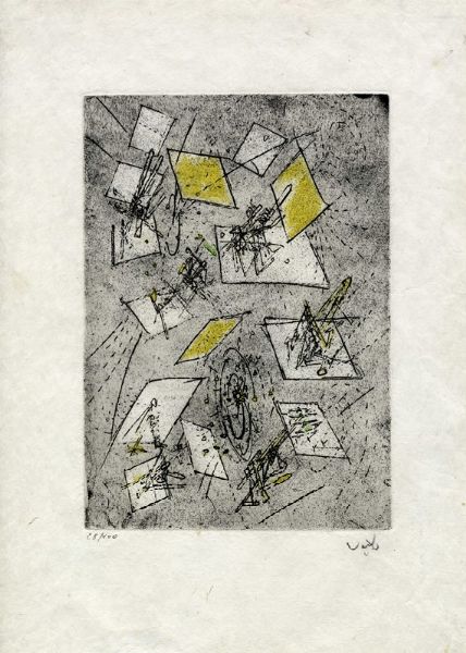 ROBERTO ANTONIO SEBASTIAN MATTA : Incisione da Droites Libreres.  - Asta Arte Moderna e Contemporanea [Parte II] - Associazione Nazionale - Case d'Asta italiane