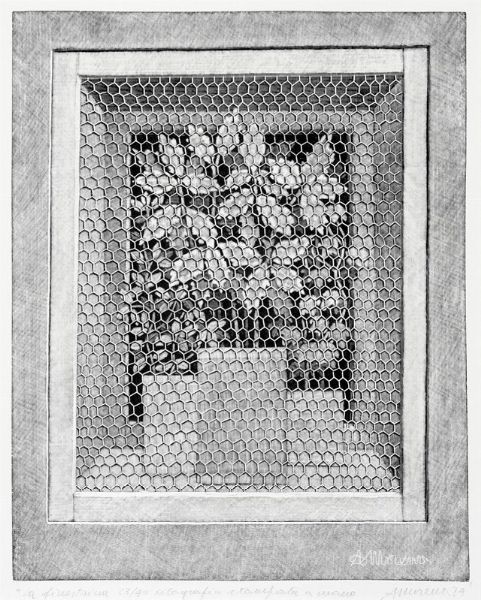 ALBERICO MORENA : La finestrina.  - Asta Arte Moderna e Contemporanea [Parte II] - Associazione Nazionale - Case d'Asta italiane