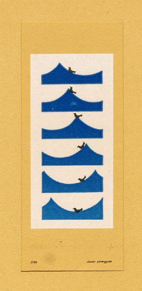 Claudio Parmiggiani : Senza Titolo.  - Asta Arte Moderna e Contemporanea [Parte II] - Associazione Nazionale - Case d'Asta italiane