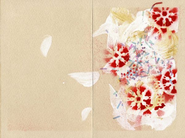 DAVID RUBELLO : Lotto composto di 4 disegni utilizzati come biglietti d'auguri.  - Asta Arte Moderna e Contemporanea [Parte II] - Associazione Nazionale - Case d'Asta italiane