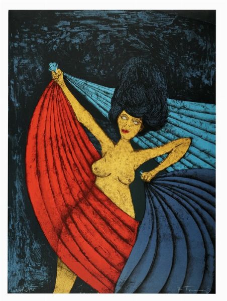 Rufino Tamayo : Salom (from Metropolitan Opera Fine Arts II).  - Asta Arte Moderna e Contemporanea [Parte II] - Associazione Nazionale - Case d'Asta italiane