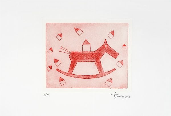 Giuliano Tomaino : Icaro.  - Asta Arte Moderna e Contemporanea [Parte II] - Associazione Nazionale - Case d'Asta italiane