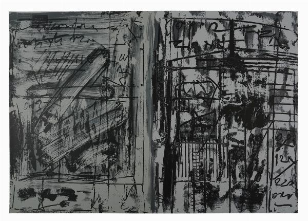 EMILIO VEDOVA : Senza titolo.  - Asta Arte Moderna e Contemporanea [Parte II] - Associazione Nazionale - Case d'Asta italiane