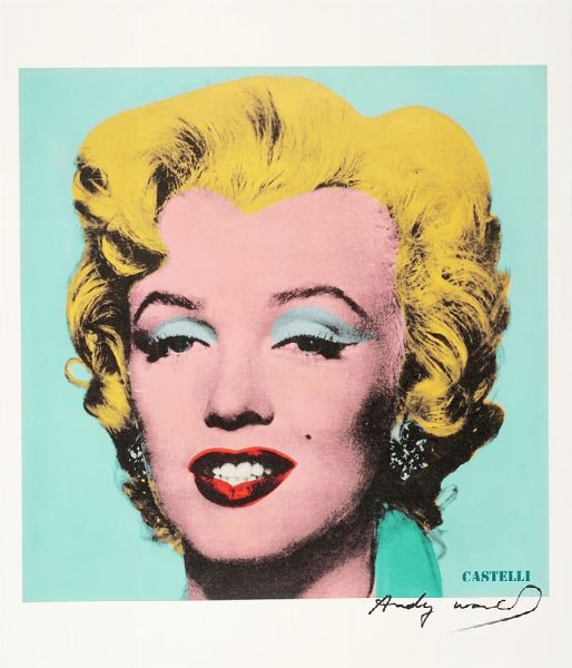 Andy Warhol : Bleu Marilyn (Castelli).  - Asta Arte Moderna e Contemporanea [Parte II] - Associazione Nazionale - Case d'Asta italiane