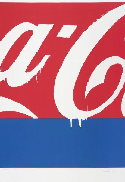MARIO SCHIFANO : Coca-Cola.  - Asta Arte Moderna e Contemporanea [Parte II] - Associazione Nazionale - Case d'Asta italiane