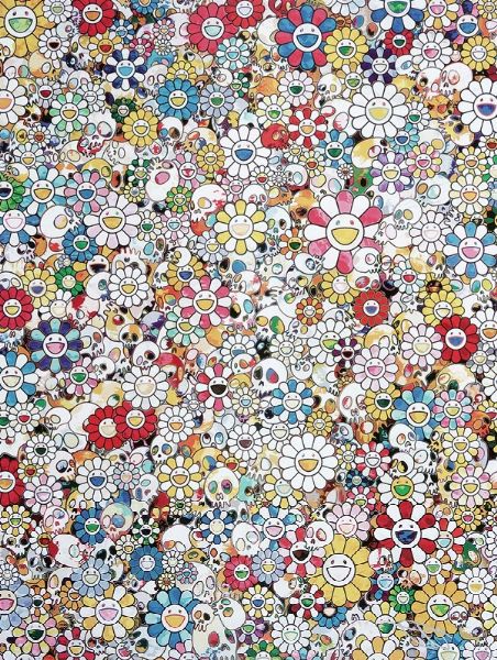 TAKASHI MURAKAMI : Skulls and Flowers Multicolor.  - Asta Arte Moderna e Contemporanea [Parte II] - Associazione Nazionale - Case d'Asta italiane