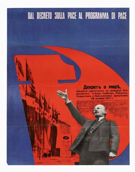 Lotto composto di 2 manifesti politici.  - Asta Arte Moderna e Contemporanea [Parte II] - Associazione Nazionale - Case d'Asta italiane