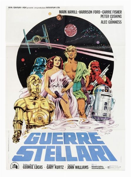 Michelangelo Papuzza : Guerre Stellari - Una nuova speranza (ITA).  - Asta Arte Moderna e Contemporanea [Parte II] - Associazione Nazionale - Case d'Asta italiane