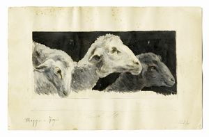 Giulio Aristide Sartorio : Raccolta di disegni originali per Le feste romane di Ruggero Bonghi illustrate da Giulio Aristide Sartorio e Ugo Fleres. Milano, Hoepli, 1891.  - Asta Arte Moderna e Contemporanea [Parte II] - Associazione Nazionale - Case d'Asta italiane