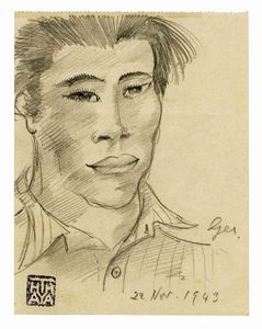 THAYAHT [PSEUD. DI MICHAHELLES ERNESTO] - Ritratto maschile.