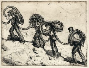 SERGIO VATTERONI : Lotto composto di 3 disegni e 2 incisioni.  - Asta Arte Moderna e Contemporanea [Parte II] - Associazione Nazionale - Case d'Asta italiane