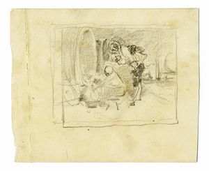 Francesco Vinea : Lotto composto di 25 disegni.  - Asta Arte Moderna e Contemporanea [Parte II] - Associazione Nazionale - Case d'Asta italiane