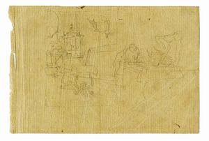 Francesco Vinea : Lotto composto di 26 disegni.  - Asta Arte Moderna e Contemporanea [Parte II] - Associazione Nazionale - Case d'Asta italiane