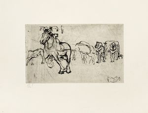 Anselmo Bucci : Lotto composto di 7 incisioni.  - Asta Arte Moderna e Contemporanea [Parte II] - Associazione Nazionale - Case d'Asta italiane