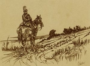 Giovanni Fattori : Lotto composto di 3 incisioni dalla cartella 20 Ricordi Dal Vero.  - Asta Arte Moderna e Contemporanea [Parte II] - Associazione Nazionale - Case d'Asta italiane