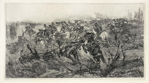Giovanni Fattori - Carica di cavalleria.