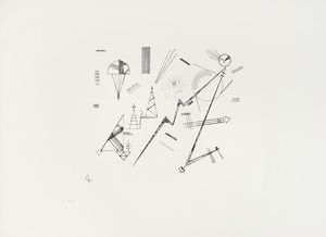 VASILIJ VASIL'EVIC KANDINSKIJ - Radierung Fur Den Kreis Der Freunde Des Bauhauses.