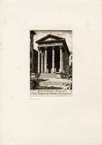 Laurenzio Laurenzi : Monumenti dell'antico Impero Romano. Serie di 45 acqueforti disegnate e incise da Laurenzio Laurenzi.  - Asta Arte Moderna e Contemporanea [Parte II] - Associazione Nazionale - Case d'Asta italiane