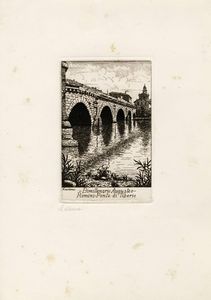 Laurenzio Laurenzi : Monumenti dell'antico Impero Romano. Serie di 45 acqueforti disegnate e incise da Laurenzio Laurenzi.  - Asta Arte Moderna e Contemporanea [Parte II] - Associazione Nazionale - Case d'Asta italiane