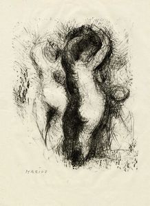 Marino Marini - Due nudi.