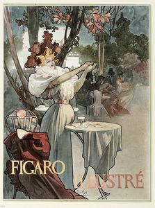 Alphonse Mucha - Copertina di Figaro Illustr. Numero natalizio.