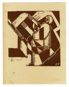 Enrico Prampolini - Figura futurista.