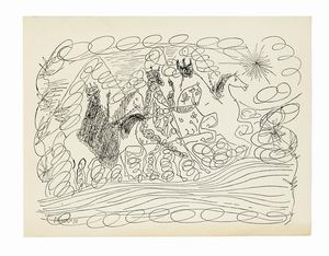 Lotto composto di 9 inviti a mostre.  - Asta Arte Moderna e Contemporanea [Parte II] - Associazione Nazionale - Case d'Asta italiane