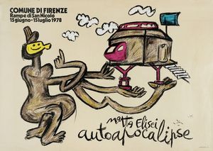 Lotto composto di 3 manifesti di mostre d'arte.  - Asta Arte Moderna e Contemporanea [Parte II] - Associazione Nazionale - Case d'Asta italiane