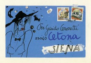 Lotto composto di 6 cartoline e inviti.  - Asta Arte Moderna e Contemporanea [Parte II] - Associazione Nazionale - Case d'Asta italiane