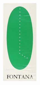 LUCIO FONTANA - Concetto Spaziale.