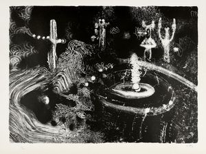 ROBERTO ANTONIO SEBASTIAN MATTA - Versan le vene le fummifere acque.