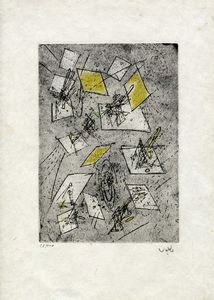 ROBERTO ANTONIO SEBASTIAN MATTA - Incisione da Droites Librerées.