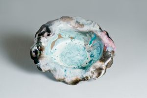 FAUSTO MELOTTI : Piatto.  - Asta Arte Moderna e Contemporanea [Parte II] - Associazione Nazionale - Case d'Asta italiane