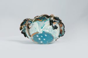 FAUSTO MELOTTI : Piatto.  - Asta Arte Moderna e Contemporanea [Parte II] - Associazione Nazionale - Case d'Asta italiane