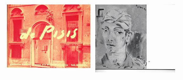 Filippo de Pisis : Ritratto di fantino  - Asta Arte Moderna e Contemporanea - Associazione Nazionale - Case d'Asta italiane