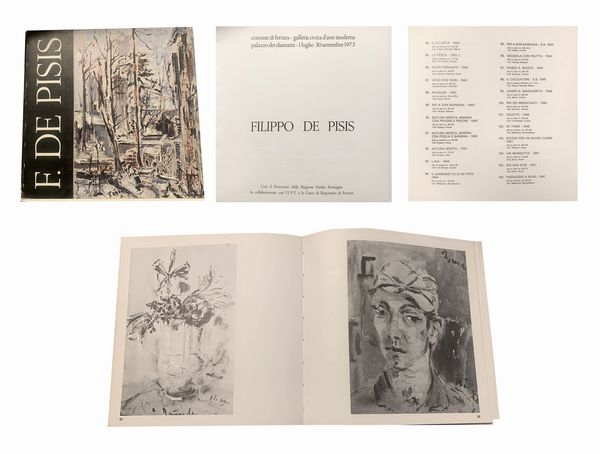 Filippo de Pisis : Ritratto di fantino  - Asta Arte Moderna e Contemporanea - Associazione Nazionale - Case d'Asta italiane