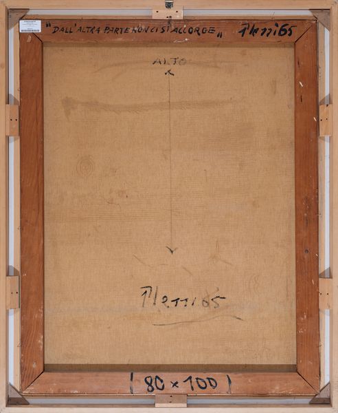 FABRIZIO PLESSI : D'altra parte non ci si accorge  - Asta Arte moderna e contemporanea - Dipinti del XIX e XX secolo - Associazione Nazionale - Case d'Asta italiane