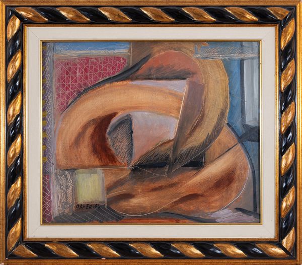 DAVIDE  ORLER : Anello - composizione  - Asta Arte moderna e contemporanea - Dipinti del XIX e XX secolo - Associazione Nazionale - Case d'Asta italiane