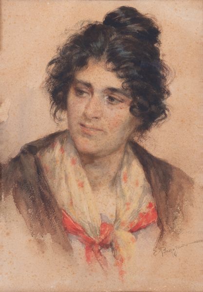 EMILIO  PAGGIARO : Ritratto  - Asta Arte moderna e contemporanea - Dipinti del XIX e XX secolo - Associazione Nazionale - Case d'Asta italiane