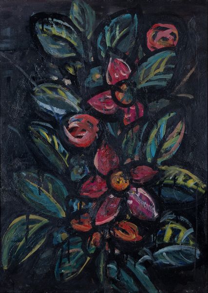 LUIGI  SPAZZAPAN : Fiori scuri  - Asta Arte moderna e contemporanea - Dipinti del XIX e XX secolo - Associazione Nazionale - Case d'Asta italiane