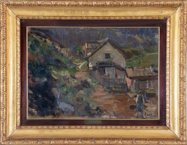 Alessandro Milesi : Cavalese  - Asta Arte moderna e contemporanea - Dipinti del XIX e XX secolo - Associazione Nazionale - Case d'Asta italiane