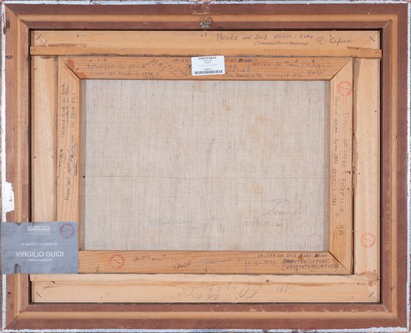 VIRGILIO GUIDI : Angoscia  - Asta Arte moderna e contemporanea - Dipinti del XIX e XX secolo - Associazione Nazionale - Case d'Asta italiane