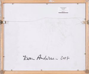 Karin Andersen : senza titolo  - Asta Arte moderna e contemporanea - Dipinti del XIX e XX secolo - Associazione Nazionale - Case d'Asta italiane