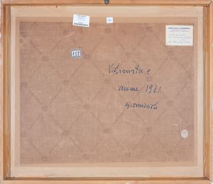 Giovanni Omiccioli : Violinista e verdure  - Asta Arte moderna e contemporanea - Dipinti del XIX e XX secolo - Associazione Nazionale - Case d'Asta italiane