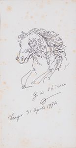 Giorgio de Chirico - Testa di cavallo